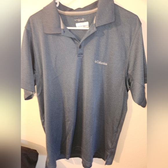 Columbia Omni Mens Blue Polo Shirt Size L - Picture 1 of 13